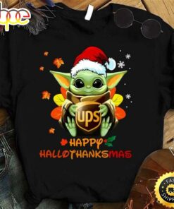 Best Baby Yoda Mashup Ups Happy Hallothanksmas Shirt