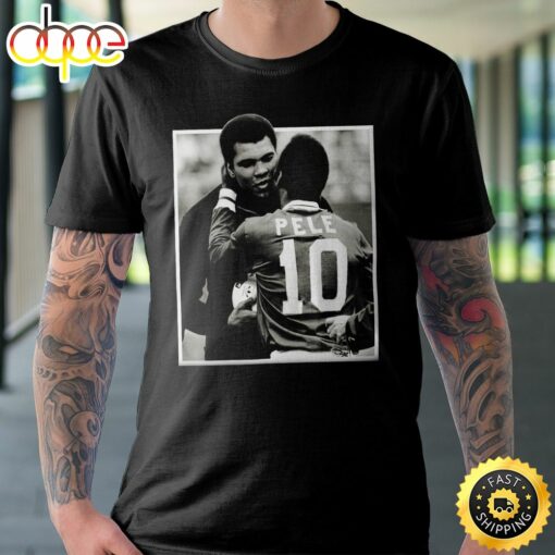 Best Of Two Worlds Muhammad Ali And Pele – Legends Unisex T-Shirt