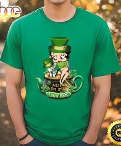 Betty Boop Kiss Me I’m Irish St Patricks T-Shirt