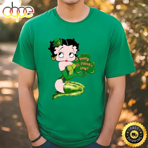 Betty Boop Pictures Archive Saint Patrick’s Day Unisex T-shirt