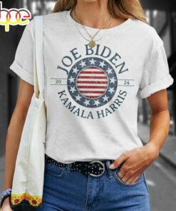 Biden Harris 2024 Political Voter Pro-Democrat Liberal T-Shirt