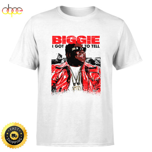 Biggie I Got A Story To Tell Poster Film T-Shirt