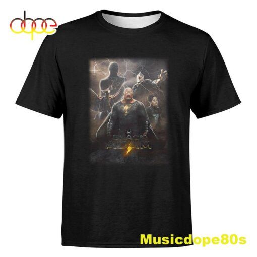 Black Adam 2022 The Rock Johnson New Film Unisex Tshirt