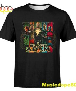 Black Adam Dc Movie The Rock Dwayne Johnson New Original 2022 Unisex Tshirt