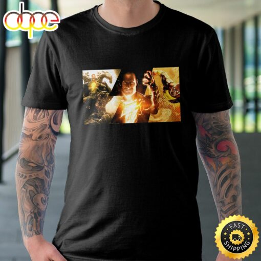 Black Adam Poster Printed T-shirt