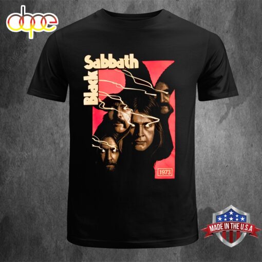 Black Sabbath 1973 Illustration Music Unisex T-Shirt