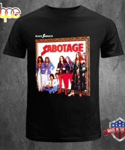 Black Sabbath Sabotage Album Cover Unisex T-Shirt