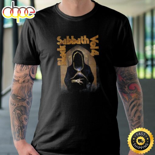 Black Sabbath Vol. 4 50 Years Anniversary Lithograph Unisex T-shirt