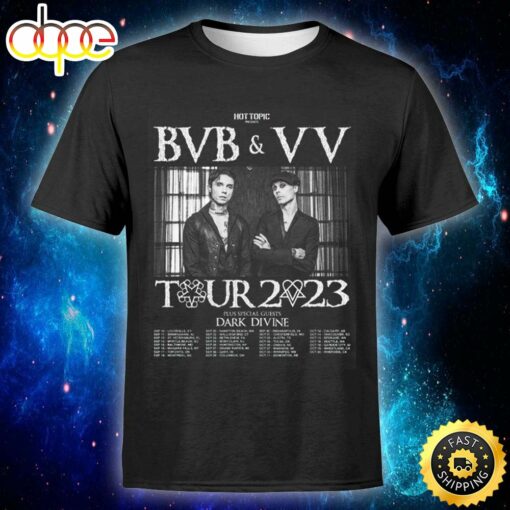 Black Veil Brides &amp Ville Valo Co-headline Fall Tour Of U.s. &amp Canada Unisex T-shirt