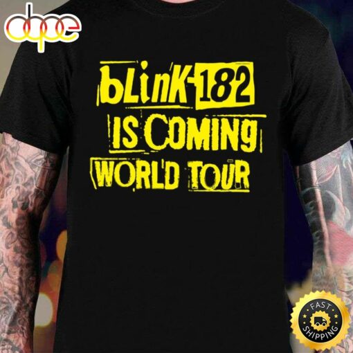 Blink-182 Band Is Coming World Tour 2023 Unisex T-Shirt