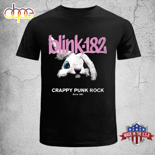 Blink-182 Bunny Head Crappy Punk Rock Unisex T-Shirt