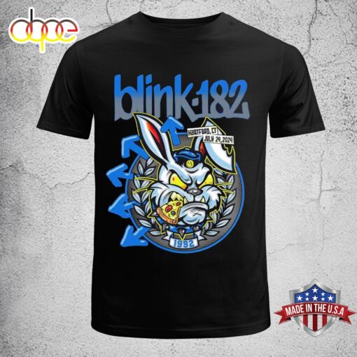 Blink 182 Merch Event Tee For Hartford CT At The Xfinity Theatre On July 24 2024 Unisex T-Shirt