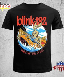 Blink -182 Merch For Quincy WA At The Gorge 2024 Unisex T-Shirt