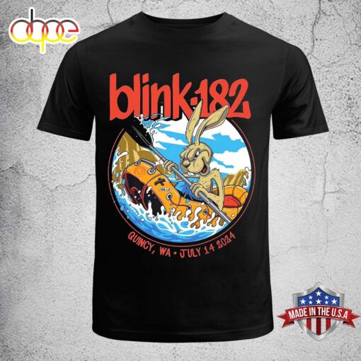 Blink -182 Merch For Quincy WA At The Gorge 2024 Unisex T-Shirt