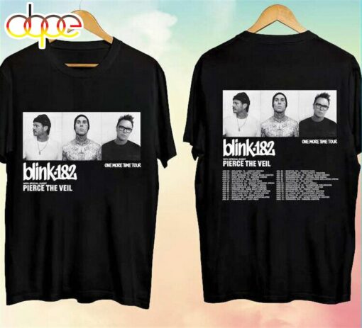 Blink 182 One More Time Tour 2024 With Pierce The Veil T-Shirt