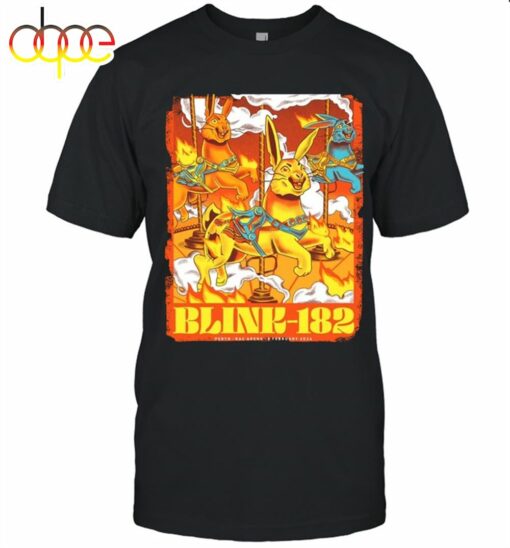 Blink-182 Rac Arena Perth, Wa Feb 8 9 2024 Limited T-Shirt