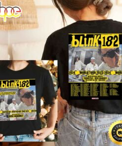 Blink-182 World Tour 2023 2024 Double Side Unisex T-Shirt