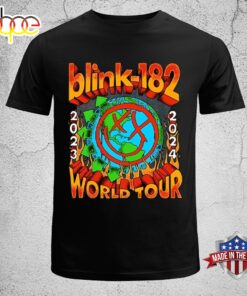 Blink-182 World Tour 2023 – 2024 Music Unisex T-Shirt