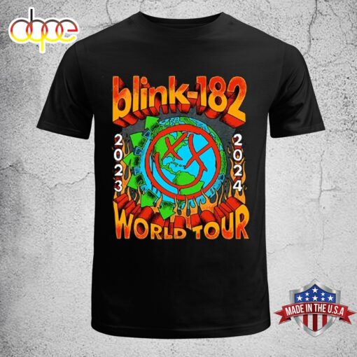 Blink-182 World Tour 2023 – 2024 Music Unisex T-Shirt