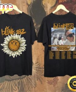 Blink 182 World Tour 2023 Shirt Vintage Retro Band Tee Unisex