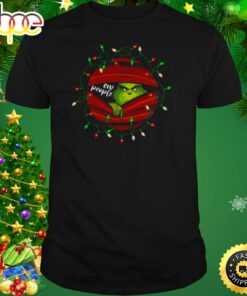 Blood Inside Grinch Eww People Christmas Lights Shirt