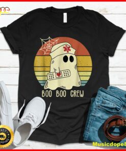 Boo Boo Crew Nurse Funny Halloween Costume Nursing Spooky T-Shirt