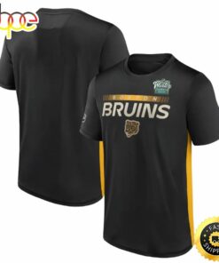 Boston Bruins Fanatics Branded 2023 NHL Winter Classic Authentic Pro Black T-shirt