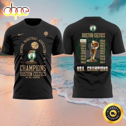 Boston Celtics 2024 NBA Finals Champions Unisex T-Shirt