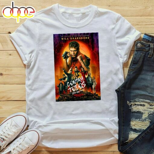 Boy Kills World Movie 2024 Poster White T-Shirt