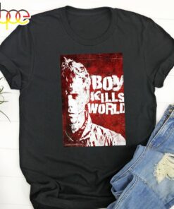 Boy Kills World Starring Bill Skarsgard And Jessica Rothe In Theaters On April 2024 T-Shirt
