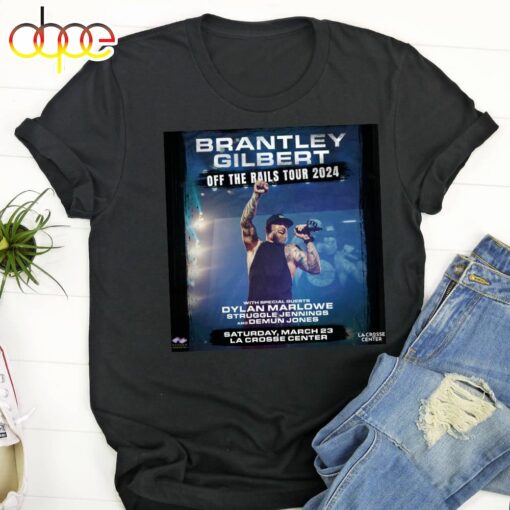 Brantley Gilbert Off The Rails Tour 2024 Shirt Unisex