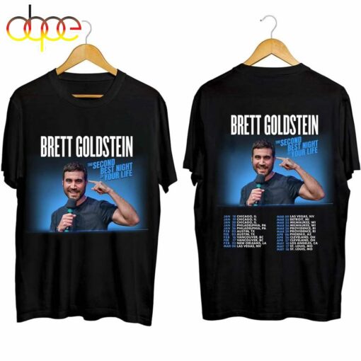 Brett Goldstein The Second Best Night Of Your Life Music Tour 2024 T-Shirt