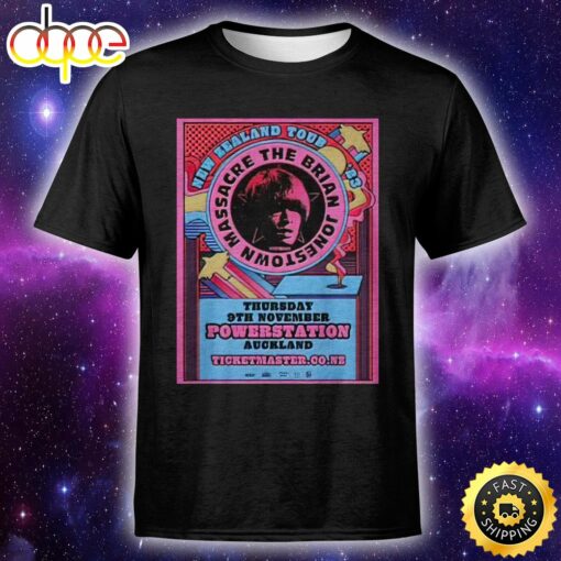 Brian Jonestown Massacre The Powerstation Auckland 09 November 2023 Unisex Tshirt