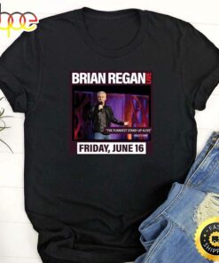 Brian Regan Live Stroudsburg,Pa Tour 2023 Black T-Shirt