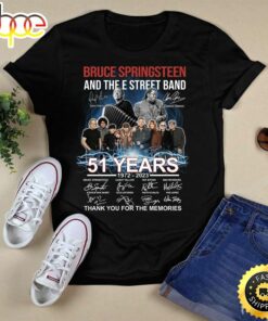 Bruce Springsteen And The E Street Band 51 Years 1972 2023 Signatures Unisex Shirt