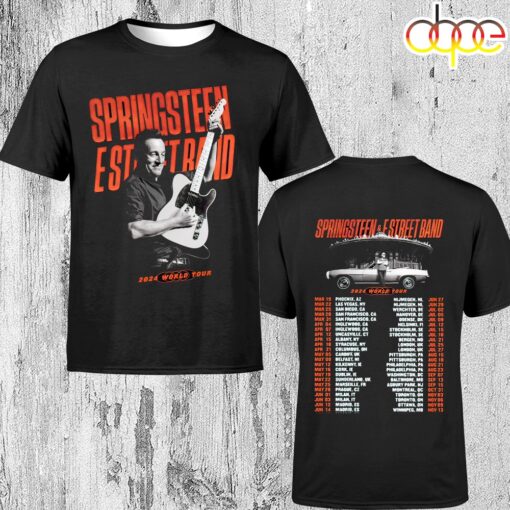 Bruce Springsteen E Street Band 2024 World Tour Unisex T-Shirt