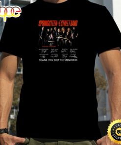 Bruce Springsteen &amp The E Street Band 2023 Tour Thank You For The Memories Signatures Shirt