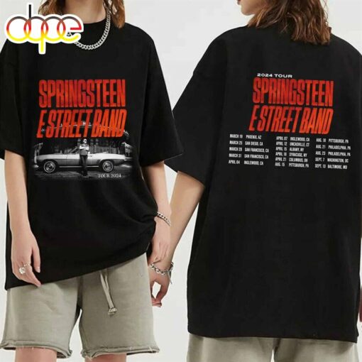 Bruce Springsteen &amp The E Street Band Rescheduled US Tour 2024 Shirt