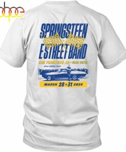 Bruce Springsteen &amp The E-Street Band San Francisco 2024 March 28 Show Shirt