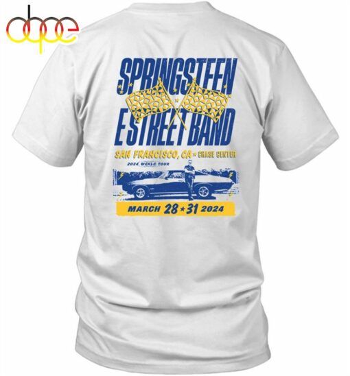 Bruce Springsteen &amp The E-Street Band San Francisco 2024 March 28 Show Shirt