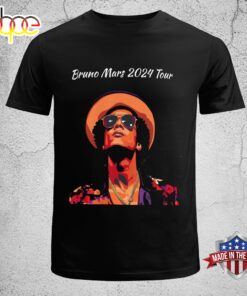 Bruno Mars 2024 Concert Tour Music Unisex T-Shirt