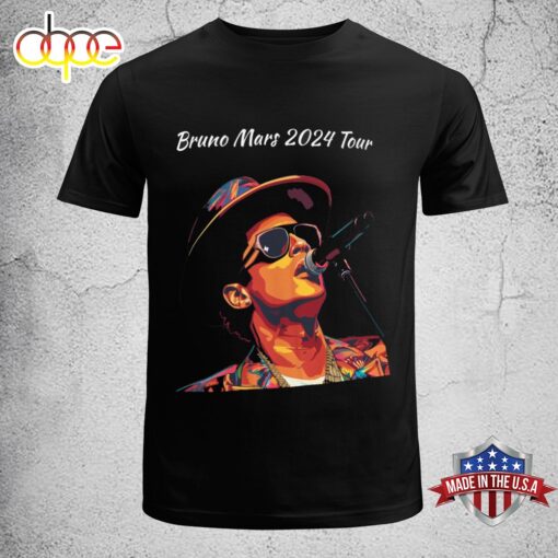 Bruno Mars 2024 Tour Music Unisex T-Shirt