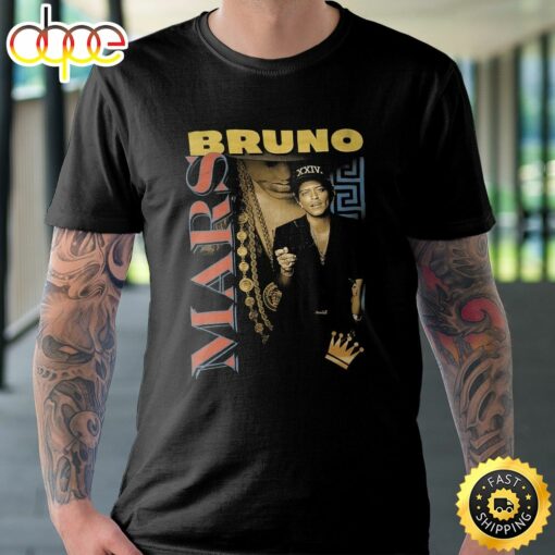 Bruno Mars 24K Magic World Tour 2023 Merch Unisex T-Shirt