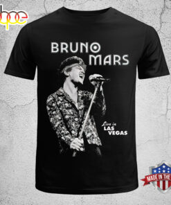 Bruno Mars Live In Vegas Tour 2024 Unisex T-Shirt