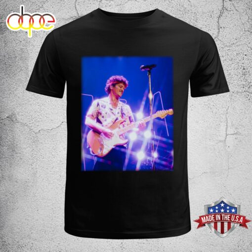 Bruno Mars Playing Guitar Music Unisex T-Shirt