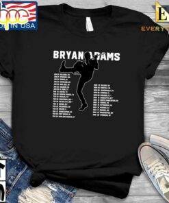 Bryan Adams So Happy Hurts 2024 Tour Schedule T-Shirt
