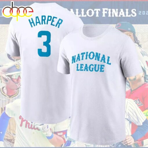 Bryce Harper National League 2024 All-Star Game T-Shirt