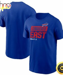 Buffalo Bills 2022 AFC East Division Champions Locker Room Trophy Collection Royal T-shirt