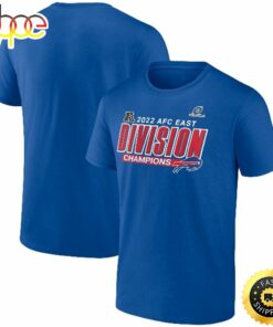 Buffalo Bills Fanatics Branded 2022 AFC East Division Champions Divide &amp Conquer Royal T-shirt