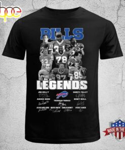 Buffalo Bills Legends Thank You For The Memories Signatures Shirt